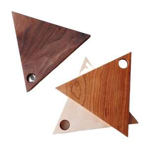 Bandeja de Servicio Multiusos de Madera Art Deco de Lujo, Hecha a Mano con Madera Maciza Premium, Venta al por Mayor de Ramadán en India - Product Image 3