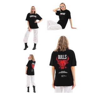 T-shirt Streetwear Femme Grande Taille en Coton Lourd Respirant avec Imprimé Graphique Vintage, Logo et Motifs Diamants Tricotés, Idéal pour l'Été, ODM - Product Image 2