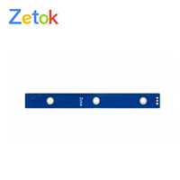 Module d'affichage de bande lumineuse LED RVB Zetok, kit de capteurs de blocs électroniques compatibles avec les projets Arduino STEM DIY