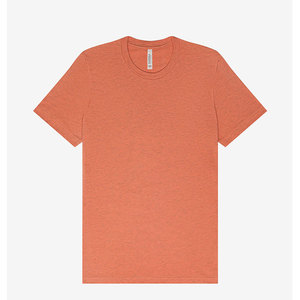 Nouveauté T-shirt unisexe chiné à manches courtes CVC-T-shirt respirant en mélange de coton et polyester de qualité supérieure - Product Image 4