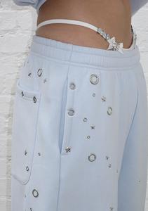 ชุดฮู้ดดี้และกางเกงจ็อกเกอร์ผ้าฟลีซเนื้อนุ่มสบายสไตล์วินเทจสำหรับผู้หญิง เหมาะสำหรับออกกำลังกาย วิ่ง ท่องเที่ยวในฤดูหนาว - Product Image 5