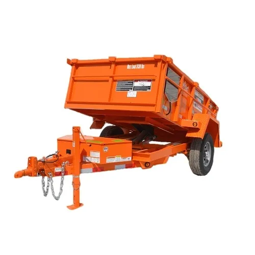 2023 used dump trailer Factory Price 5x8 Hydraulic Dump Trailer 24 Sides 5,200lb Axle With Brake for sale