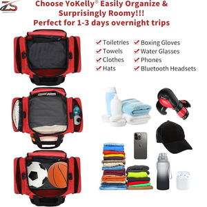 กระเป๋ายิมน้ำหนักเบากันน้ำสำหรับชายและหญิงกระเป๋าเดินทางจากปากีสถาน - Product Image 3