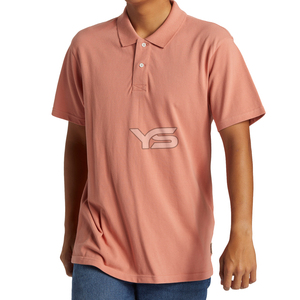 Golf respirant pour hommes pour polo Style jersey décontracté avec motif solide d'impression bouffante brodée - Product Image 3