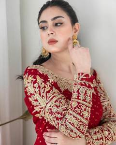 Dernier modèle Tenue salwar pour femmes de taille personnalisée pour mariage Nouveau design Tenue confortable personnalisée de couleur rouge par Surat - Product Image 2