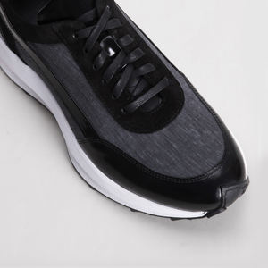 Zapatillas Híbridas de Piel Vacuna Genuina para Hombre, Ligeras, Impermeables, Antideslizantes, Transpirables, Casuales, Negras - Product Image 6