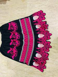 Falda recta de algodón con bordado Floral para mujer, respetuosa con el medio ambiente, hasta la rodilla, estilo pijo, ropa informal de fiesta de verano para Beach Street - Product Image 2