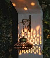 Support mural en fonte fait main pour bougies chauffe-plat et encens, décoration écologique personnalisable pour la maison, couleurs variées, Diwali, Nouvel An