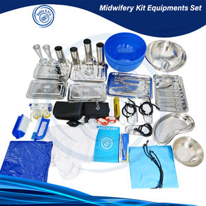 Juego de Instrumentos de Partería, Kit Completo de Instrumentos de Parto de Acero Inoxidable, Manual para Uso de Matronas - Product Image 3