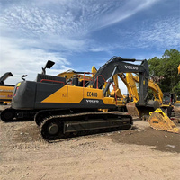 Excavatrice sur chenilles hydraulique Volvo EC480 d'occasion, 48 tonnes, pour travaux lourds, exploitation minière, carrière, construction, terrassement