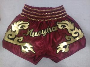Pantalones Cortos de Boxeo Personalizables, Elásticos, Transpirables, de Secado Rápido, Ligeros, 100% Poliéster, para Entrenamiento de Artes Marciales - Product Image 2