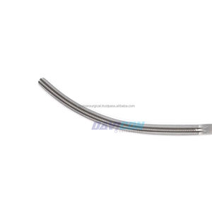 Pinza Toracoscópica DeBakey de Acero Inoxidable, Curva de 65mm, Mandíbulas Atraumáticas 1x2, Eje de 10mm con Bloqueo, Longitud de Trabajo de 17cm (10.25'') - Product Image 6