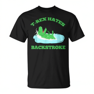 Camiseta promocional Trex Hates Backstroke - Product Image 2
