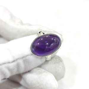 AAA BEAUTIFUL QUALITY 925 Sterling Silver Gemstone Jewelry Statement <b>Purple</b> Stone <b>Purple</b> Stone <b>jewellery</b> - Product Image 2