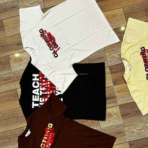 Streetwear imprimé DTG personnalisé t-shirts graphiques t-shirt coupe pour boxy t-shirt délavé à l'acide t-shirts vintage pour hommes t-shirt court - Product Image 5