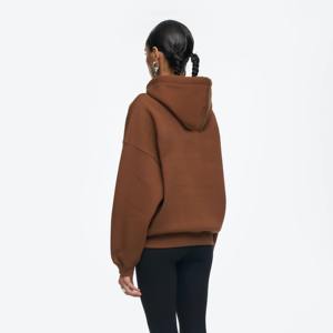 Wholesale Plain Oversized Streetwear Cotton Hoodies <b>Top</b> <b>Fleece</b> Pullover Hoodies Fashion Wear Women's Hoodie For Sale - Product Image 4