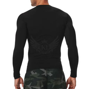 Ropa de verano Hombres de moda Fitness Camisetas de manga larga Cómodo hecho en el mejor material Hombres Camisetas de manga larga - Product Image 4