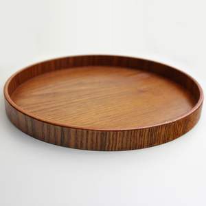 Craft Valley Durable Wooden Irregular Trays Customizable Color Logo for Serving Refreshments Home Restaurant <b>Office</b> <b>Settings</b> - Product Image 6