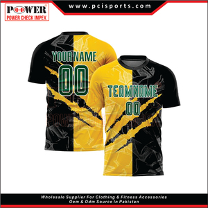 Camiseta de fútbol de manga corta con sublimación de calidad tailandesa, proveedor de camisetas de fútbol con cuello en V, ropa de fútbol personalizada al por mayor - Product Image 4