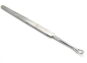 Cureta de chalazión Meyhoefer de 1,5mm tamaño 0 mango plano de 5 pulgadas para uso quirúrgico oftálmico de debonairii certificado CE e ISO - Product Image 4