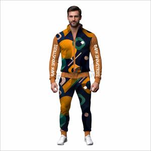 Venta caliente de moda Slim Fit Hombres Chándal Ropa de entrenamiento Cómodo Cremallera Hombres Chándal - Product Image 2