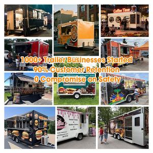 2025 diskon besar desain baru Trailer kelonggaran MAKANAN TRUK Pizza anjing panas BBQ makanan truk untuk Amerika Serikat - Product Image 2