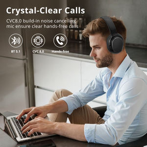 M9主动降噪耳机高通芯片组发光二极管电池舒适佩戴旅行通勤音乐 - Product Image 4