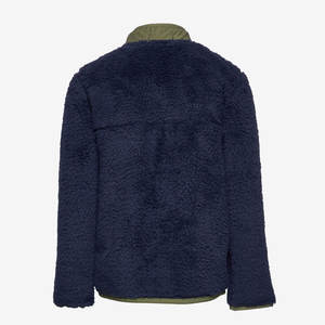 Veste polaire douce coupe-vent avec fermeture éclair complète à col montant pour hommes en vente - Product Image 2