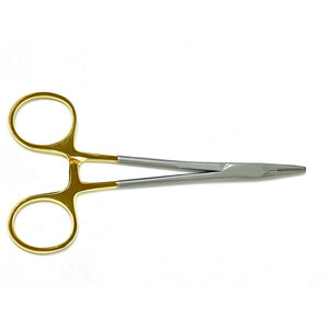 Controlador de soporte de aguja Mayo Hegar alemán Premium, controlador de aguja de acero inoxidable de grado quirúrgico de 5 pulgadas, instrumentos médicos dentales - Product Image 3