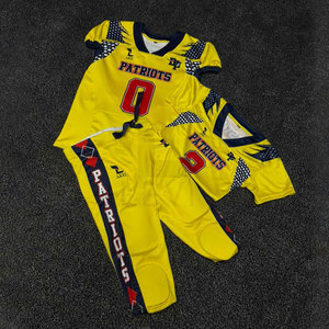 Wholesale American Football Jersey <b>Pant</b> Polyester <b>Mesh</b> Digital Print Customized Uniforms Short Sleeve - Product Image 5