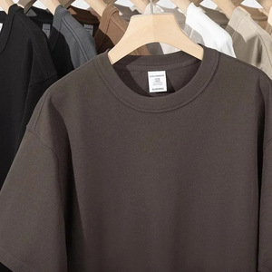 เสื้อยืดผ้าฝ้าย100% ใส่ได้ทั้งชายและหญิงเสื้อยืดสีขาว450g เสื้อยืดลายเปล่าสำหรับฤดูร้อน - Product Image 4