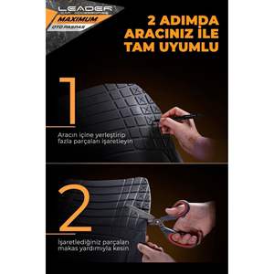 Geely Familia 4d Pool Car Mat Série Maximum Modèle découpable Gris - Product Image 6