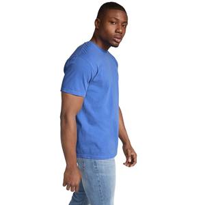 Camiseta de algodón peinado estampada de manga corta con cuello redondo informal - Product Image 5