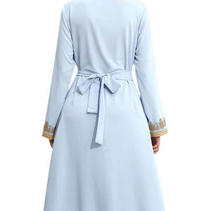 Caftan marocain à la vente chaude, design imprimé personnalisé, robe décontractée de longueur régulière pour adultes, respirante, prix raisonnable - Product Image 5