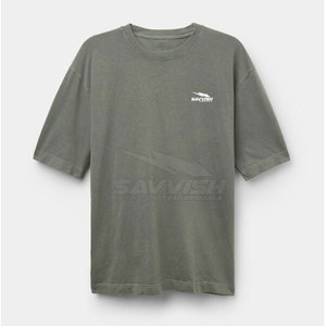 T-shirt surdimensionné en coton 100% de qualité supérieure, personnalisez votre logo, meilleur prix, t-shirt surdimensionné pour la vente en ligne - Product Image 2