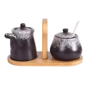 Conception Simple Vente Chaude Arrivée En Acier Inoxydable Sucre Crémier Pot Luxueux Sain Ustensiles De Cuisine En Acier Inoxydable Forme Ronde - Product Image 4