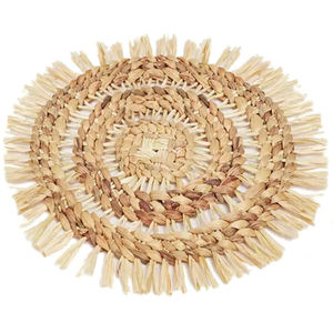 ชุดตกแต่งโต๊ะผักตบชวาด้วยมือเป็นมิตรต่อสิ่งแวดล้อมและเป็นมิตรต่อสิ่งแวดล้อมผลิตจากเวียดนามสำหรับใช้ในครัวเรือน - Product Image 4