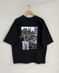 เสื้อยืดผ้าฝ้าย100% หนาสำหรับผู้ชายเสื้อยืดพิมพ์ลายสกรีนโลโก้ DTG - Product Image 2