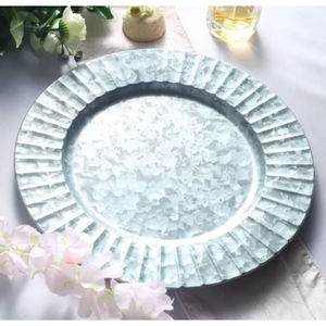 Fournisseurs en gros de vaisselle moderne assiette de chargeur à usage domestique assiette de chargeur forme ronde accessoires de vaisselle - Product Image 1