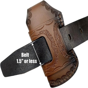 Nouveau couteau pliant extérieur pour Camping Rich Grain Pancake Target Support OEM personnalisé avec gaine en cuir prix usine - Product Image 3