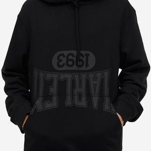 OEM personnalisé plaine vierge hommes pull à capuche Street Wear mode sportswear hommes sweats à capuche vintage chaud court zip up pull à capuche - Product Image 2