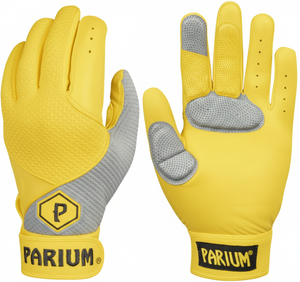 Gants de frappe de baseball sur mesure de qualité professionnelle, vente en gros, paume en cuir de qualité supérieure, sangle de poignet réglable, gants de frappe de softball - Product Image 1