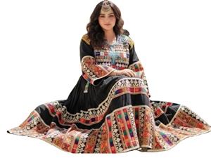 Traditional Afghan Couple Matching Outfit Set For <b>Wedding</b> Photoshoots Festivals Cultural Events And Parties Afghan Men And Women - Product Image 3