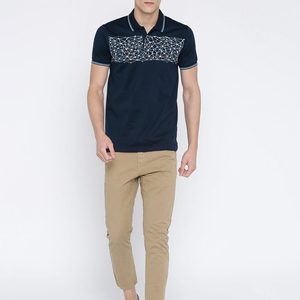 Polo informal para hombre de talla grande al por mayor, manga corta bordada sólida, etiqueta lisa, varios colores, para golf - Product Image 1