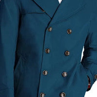 Manteau simple respirant en toile et cuir à col en V pour homme, design tendance automne/hiver, couleur personnalisée, qualité OEM ODM supérieure