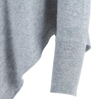 Poncho en cachemire tricoté sur mesure de haute qualité pour femme, pull de luxe