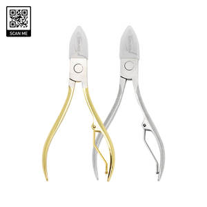 Coupe-ongles incurvé en acier inoxydable durable, coupe-cuticules, ouverture large pour les doigts/les orteils, manucure/pédicure, soin des ongles, beauté - Product Image 1