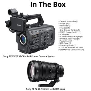 Sistema de Cámara de Cine Profesional XDCAM de Alta Definición 4K con Lente de 28-135 mm, Videocámara - Product Image 3
