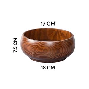 Excellente qualité Nouveau bol en bois de service Ustensiles de cuisine faits à la main Article incroyable Restaurants & Hôtel - Product Image 2