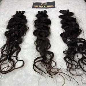 Extensions de cheveux humains vierges Remy naturels non traités pour femmes Bundle Style de cheveux élégant avec des cheveux humains authentiques - Product Image 1